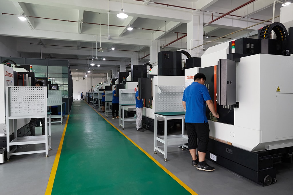 3 axis,4 axis, and 5 axis CNC Machining workshop of Machining Services 